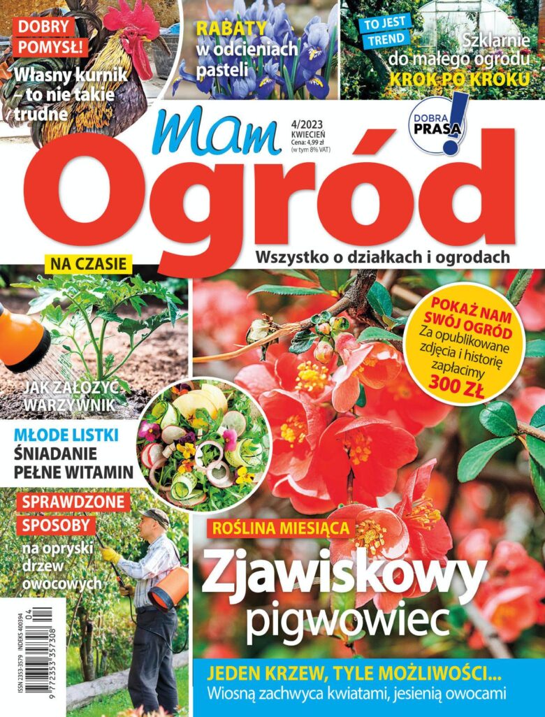Okładka czasopisma "Mam Ogród"